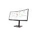 Monitor 34" LED VA Curvo ThinkVision T34w-30 3440x1440 Wide Quad HD Tempo di Risposta 6 ms - Foto miniatura 10