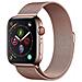 Cinturino Per Apple Watch 42 / 45 / 49mm Elegante In Maglia Milanese, Rosa - Foto miniatura 2