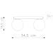 Lampada Da Soffitto Yoli 2 Bianco Sl. 1147 - Moderno Lampade Da Soffitto Bianco 14.5x34.5x12 Cm - Foto miniatura 4