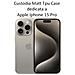 Custodia Tpu Silicone Cover Case Per Apple Iphone 15 Pro Black - Foto miniatura 2