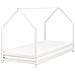 Letto Per Bambini Casa Legno Di Pino Appy 90 X 200 Cm Bianco - Foto miniatura 9
