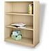 Libreria Bassa 80x28xh106 Cm A 3 Ripiani Da Interno Salotto In Legno Nobilitato Melaminico - Foto miniatura 1