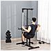 Stazione Fitness Pull Down Da Casa Con Panca E Cavo Regolabile, In Acciaio 107x120x190cm Nero - Foto miniatura 6