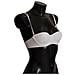 Intimo Reggiseno Balconcino Semi-imbottito Nylon Bianco - It1 - Xs - Foto miniatura 2