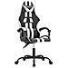 Sedia da Gaming Girevole Nero e Bianco in Similpelle - Foto miniatura 1
