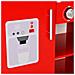 Cucina Giocattolo per Bambini in MDF 84x31x89 cm Rossa - Foto miniatura 3