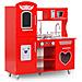Cucina Giocattolo per Bambini in MDF 84x31x89 cm Rossa - Foto miniatura 1