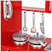 Cucina Giocattolo per Bambini in MDF 84x31x89 cm Rossa - Foto miniatura 8