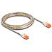 Cavo di rete RJ45 Cat. 6A U /UTP sottile da 5 m trasparente - Foto miniatura 1