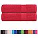 Asciugamani 2 Pz Rossi 50x100 Cm 360 G/m 100% Cotone - Foto miniatura 2