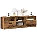 Mobile Porta Tv Legno Vecchio 150x33,5x45 Cm Legno Multistrato - Foto miniatura 1