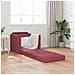 Sofa Letto 2-in-1 Rosso Borgogna 74x77x81 cm Tessuto - Foto miniatura 3