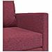 Sofa Letto 2-in-1 Rosso Borgogna 74x77x81 cm Tessuto - Foto miniatura 8