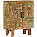 Credenza Intagliata a Mano 55x30x75 cm Legno Massello Recupero - Foto miniatura 1