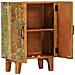 Credenza Intagliata a Mano 55x30x75 cm Legno Massello Recupero - Foto miniatura 2