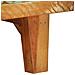 Credenza Intagliata a Mano 55x30x75 cm Legno Massello Recupero - Foto miniatura 7