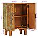 Credenza Intagliata a Mano 55x30x75 cm Legno Massello Recupero - Foto miniatura 9