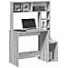 Scrivania Mensole Grigio Sonoma 100x45x140 cm Legno Multistrato - Foto miniatura 2