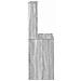 Scrivania Mensole Grigio Sonoma 100x45x140 cm Legno Multistrato - Foto miniatura 5
