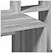 Scrivania Mensole Grigio Sonoma 100x45x140 cm Legno Multistrato - Foto miniatura 7