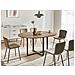 Tavolo Da Pranzo Alexandrina Marrone 120/160 Cm 120 Cm - Foto miniatura 1