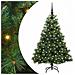 Albero di Natale artificiale con 150 LED Verde 120 cm PE e PVC - Foto miniatura 1