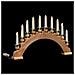 Arco di Candele di Natale con 10 Candele LED 3 pcs Marrone - Foto miniatura 5