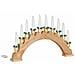 Arco di Candele di Natale con 10 Candele LED 3 pcs Marrone - Foto miniatura 6