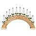Arco di Candele di Natale con 10 Candele LED 3 pcs Marrone - Foto miniatura 7