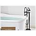 Rubinetto per vasca da bagno indipendente, Blackswan, tipo M36 in ceramica, modello nero anticato, misura 94 cm - Foto miniatura 2