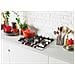 H-HOB 300 GAS HHG6DDMX Acciaio inox Da incasso 59.5 cm 4 Fornello (i) - Foto miniatura 3