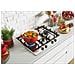 H-HOB 300 GAS HHG6DDMX Acciaio inox Da incasso 59.5 cm 4 Fornello (i) - Foto miniatura 4