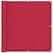 Schermo da balcone Borgogna 110 x 1000 cm Tessuto Oxford - Foto miniatura 1