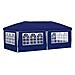 Tenda per feste a pop-up 575 x 288 x 245 cm Blu - Foto miniatura 8