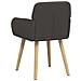 Sedie da pranzo 4 pcs Bouclé Grigio Scuro 59 x 57 x 85 cm - Foto miniatura 6