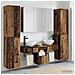 Set di mobili per il bagno 6 pcs Legno antico - Foto miniatura 2