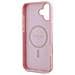 Custodia Guess Grained Gold Ring Magsafe Per Iphone 16 Plus - Rosa - Foto miniatura 2