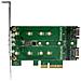 Adattatore SSD M. 2 NGFF a 3 porte - 1x M. 2 PCIe (NVMe) , 2x M. 2 SATA III M. 2 - PCIe 3.0 - Foto miniatura 2