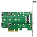 Adattatore SSD M. 2 NGFF a 3 porte - 1x M. 2 PCIe (NVMe) , 2x M. 2 SATA III M. 2 - PCIe 3.0 - Foto miniatura 4