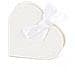 10 Scatole Portaconfetti A Forma Di Cuore Colore Bianco Taglia Unica - Foto miniatura 1