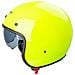 Casco Moto Jet Cafe Racer Omologato Ece 22-05 Parasole Scooter Fluo S - Foto miniatura 3