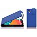 Custodia Compatibile Con Lg Nexus 5 In Blu Reale - Coperchio Protettivo In Design Flip Realizzato In Similpelle Testurizzata - Foto miniatura 1