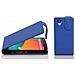 Custodia Compatibile Con Lg Nexus 5 In Blu Reale - Coperchio Protettivo In Design Flip Realizzato In Similpelle Testurizzata - Foto miniatura 4
