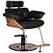 Gabbiano Poltrona Da Barbiere In Similpelle Florencja - Foto miniatura 1