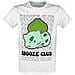 Bulbasaur - Snooze Club Uomo T-shirt Bianco Xxl 100% Cotone Regular - Foto miniatura 1