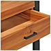 Scrivania con 2 Cassetti 100x40x75 cm in Legno di Teak - Foto miniatura 8