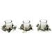 Jja - 3 Mini Candele Con Rametti E Pigne - Foto miniatura 1