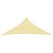 Vela Parasole 160 g / m² Beige 3x3x3 m in HDPE - Foto miniatura 3