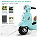 Moto Elettrica Per Bambini Con Licenza Ufficiale Vespa Batteria 6v, Fari E Clacson, Per Bimbi Da 18-36 Mesi, Verde, 66.5x38x52cm - Foto miniatura 2