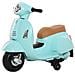 Moto Elettrica Per Bambini Con Licenza Ufficiale Vespa Batteria 6v, Fari E Clacson, Per Bimbi Da 18-36 Mesi, Verde, 66.5x38x52cm - Foto miniatura 1
